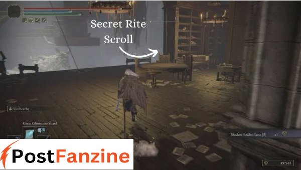 Hand Over Secret Rite Scroll