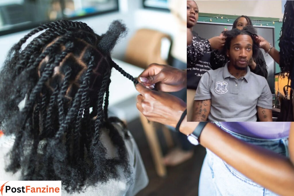 Teacher Students Unbraiding Hair