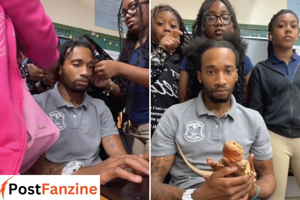 Teacher Students Unbraiding Hair