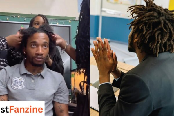 Teacher Students Unbraiding Hair