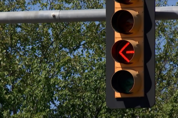 Flashing Red Arrow AARoads