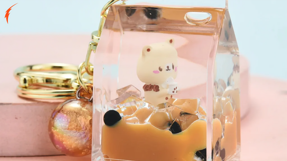 Anime Milk Keychain