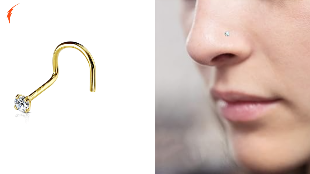 Corkscrew Nose Rings