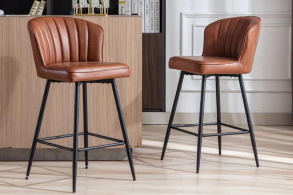 Leather Swivel Bar Stools