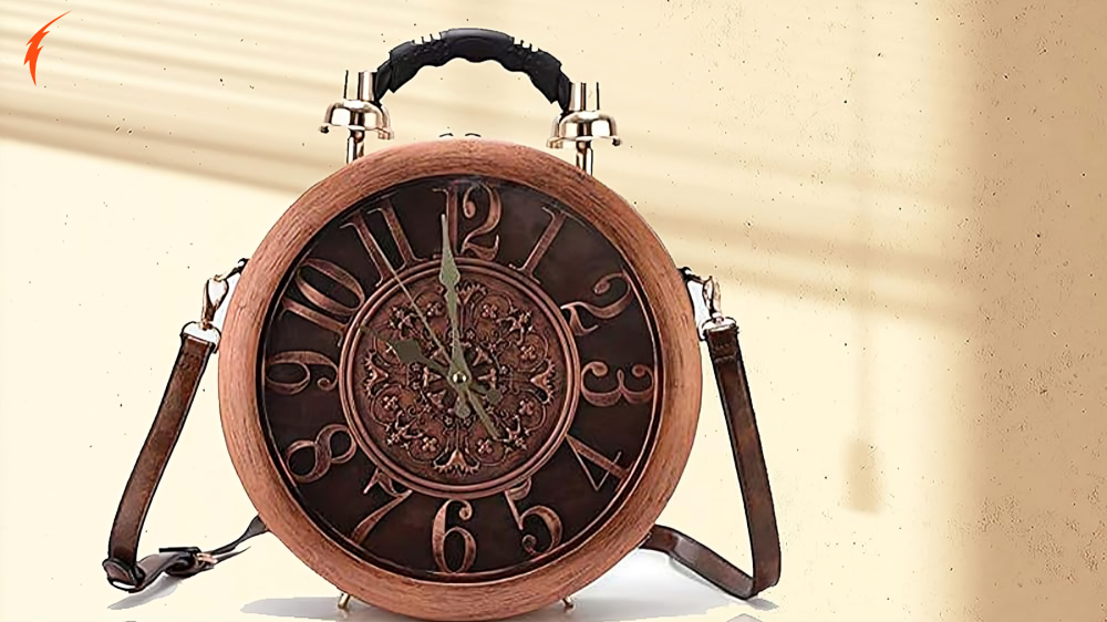 Desgranges Leather Clock Bag