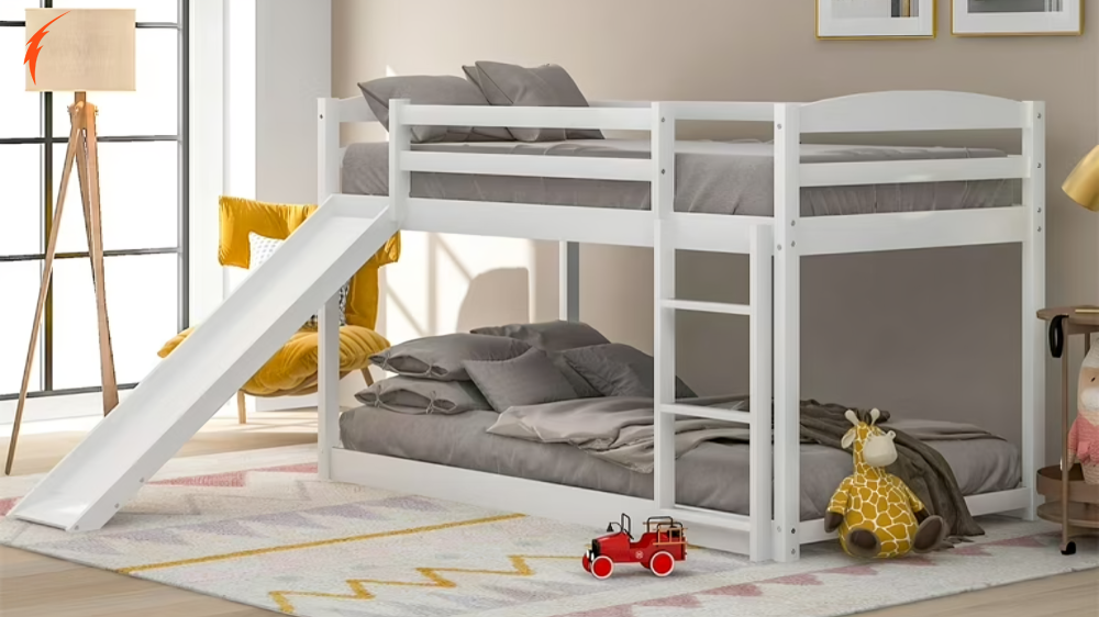 Bunk Bed with Slide and Stairs